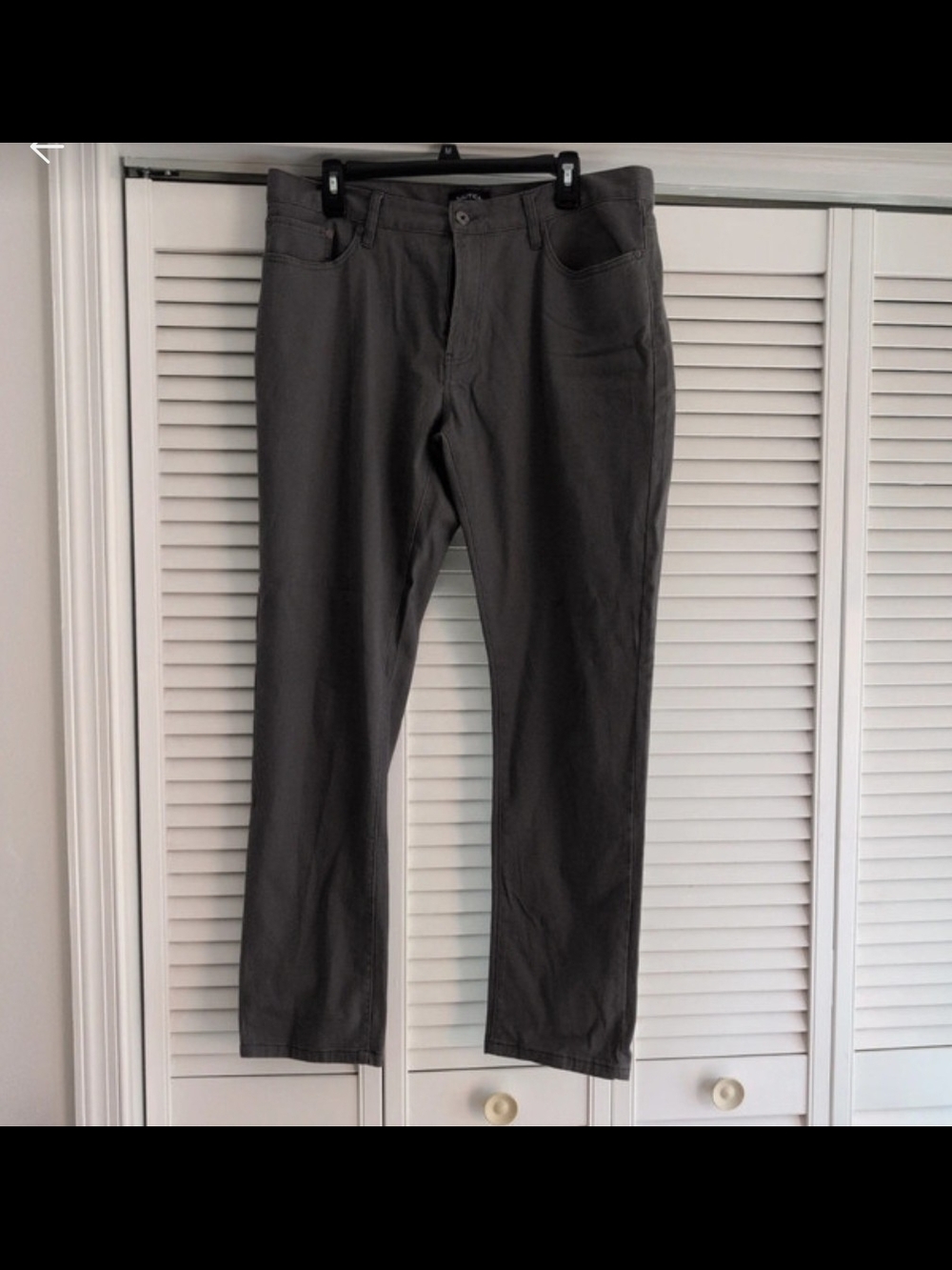 Nautica Men's Gray Casual Pants